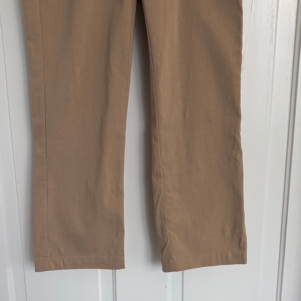 Roz & Ali Cropped Ankle Pants in Camel Tan - Picture 4 of 5